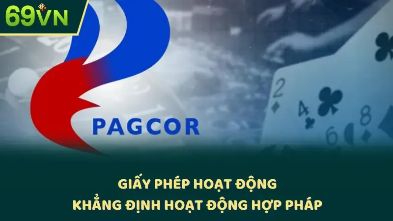 Giấy Phép Hoạt Động - Hình ảnh minh họa về Sản Phẩm Cá Cược 69vn trên 69vn.ong.